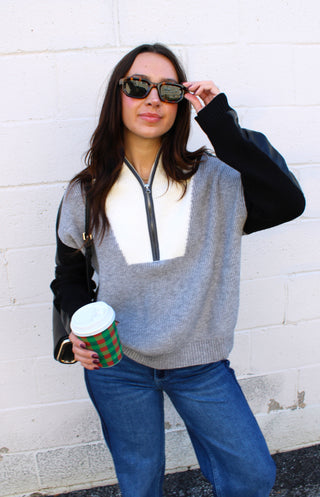 Nola 1/4 Zip Sweater