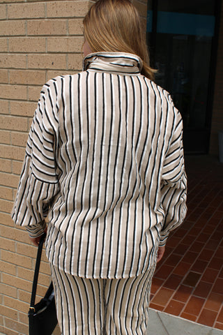 Avery Stripe Button Up