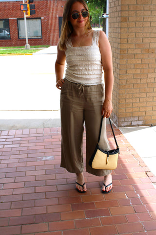 Capri Ruffle Knit Tank