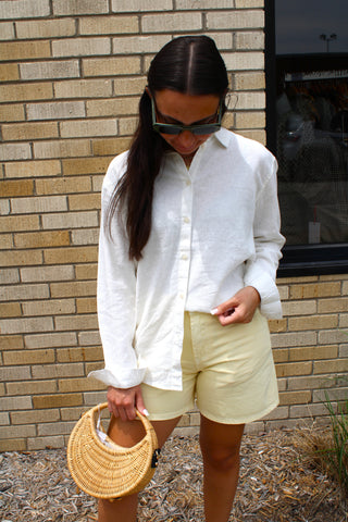 Adelyn Linen Button Up