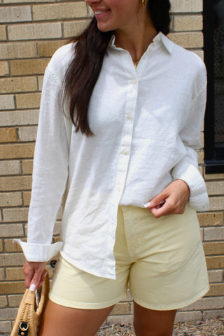 Adelyn Linen Button Up
