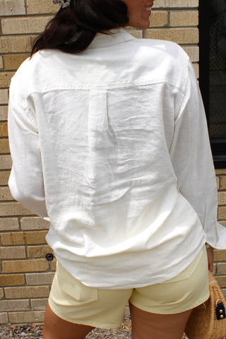 Adelyn Linen Button Up