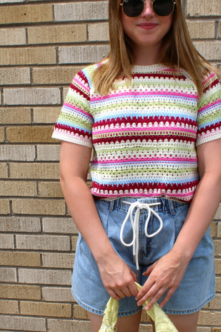 Sunset Crochet Top