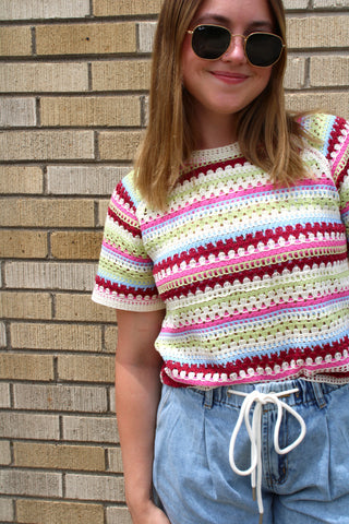 Sunset Crochet Top