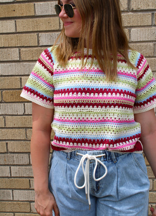 Sunset Crochet Top