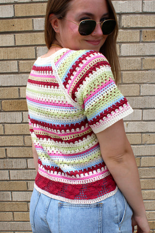 Sunset Crochet Top