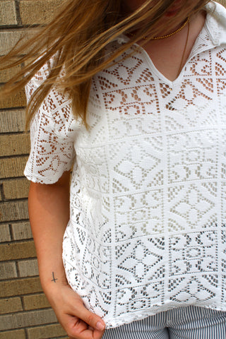 Cabana Crochet Top