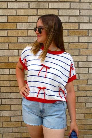 Bailey Bow Knit Top