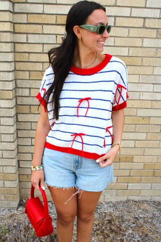 Bailey Bow Knit Top