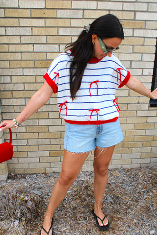 Bailey Bow Knit Top