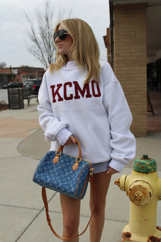 816 Reversible KCMO Mock Neck Sweatshirt
