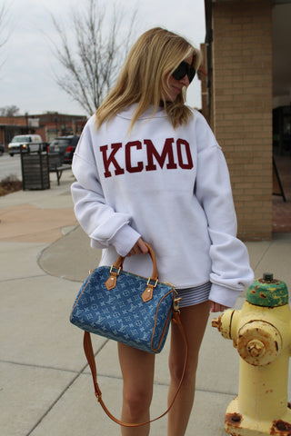 816 Reversible KCMO Mock Neck Sweatshirt