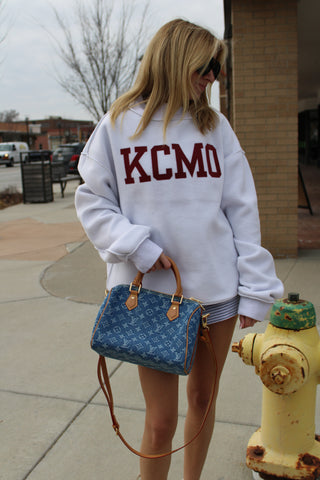 816 Reversible KCMO Mock Neck Sweatshirt