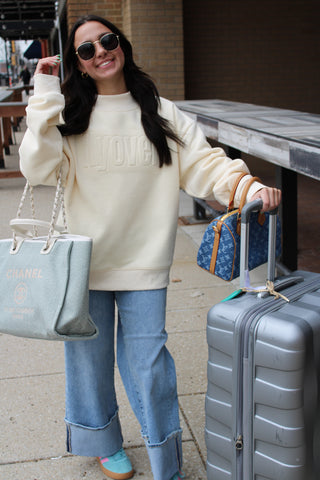 Flyover Mock Neck Sweatshirt