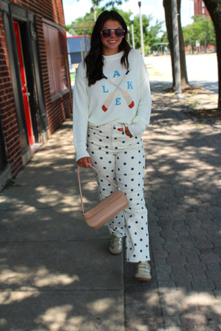 Barkley Polka Dot Barrel Pants