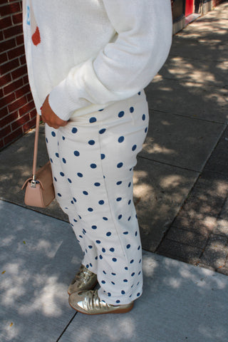 Barkley Polka Dot Barrel Pants