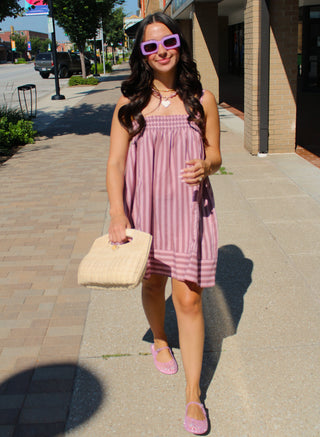 Mason Smocked Striped Cami Dress