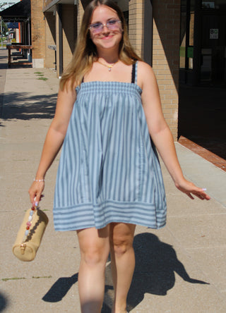 Mason Smocked Striped Cami Dress