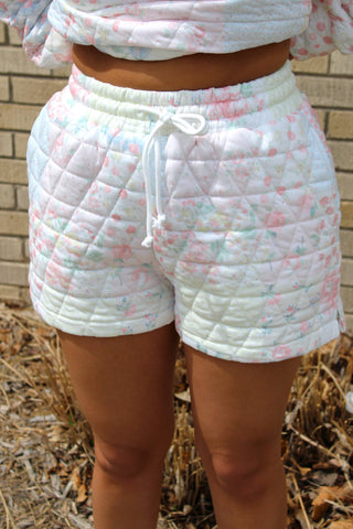 Bloom Babe Quilted Shorts