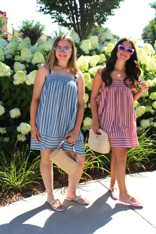 Mason Smocked Striped Cami Dress