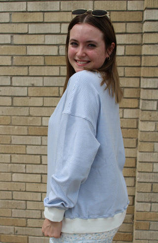 The Hazel Mock Neck Sweatshirt