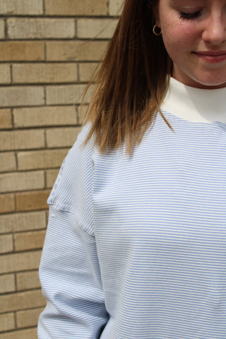 The Hazel Mock Neck Sweatshirt