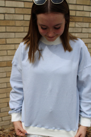 The Hazel Mock Neck Sweatshirt