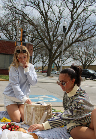 The Hazel Stripe Sweatshorts