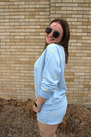 Lemonade Embroidered Sweatshorts