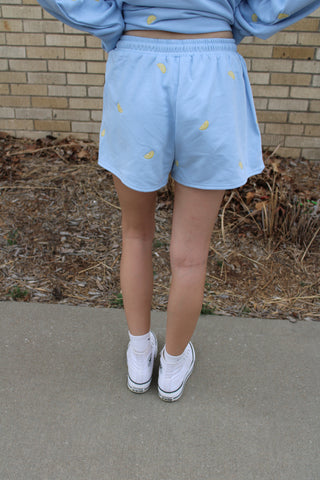Lemonade Embroidered Sweatshorts