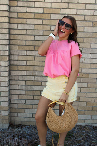 Tilly Bubble Hem Top