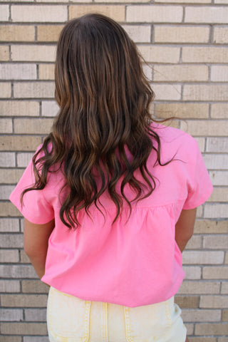 Tilly Bubble Hem Top