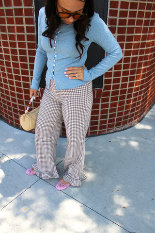 Country Kiss Gingham Pants