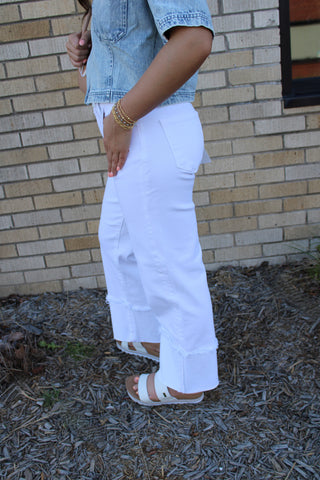 Blake Risen Tummy Control Wide Cuff Jeans