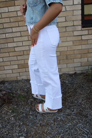 Blake Risen Tummy Control Wide Cuff Jeans