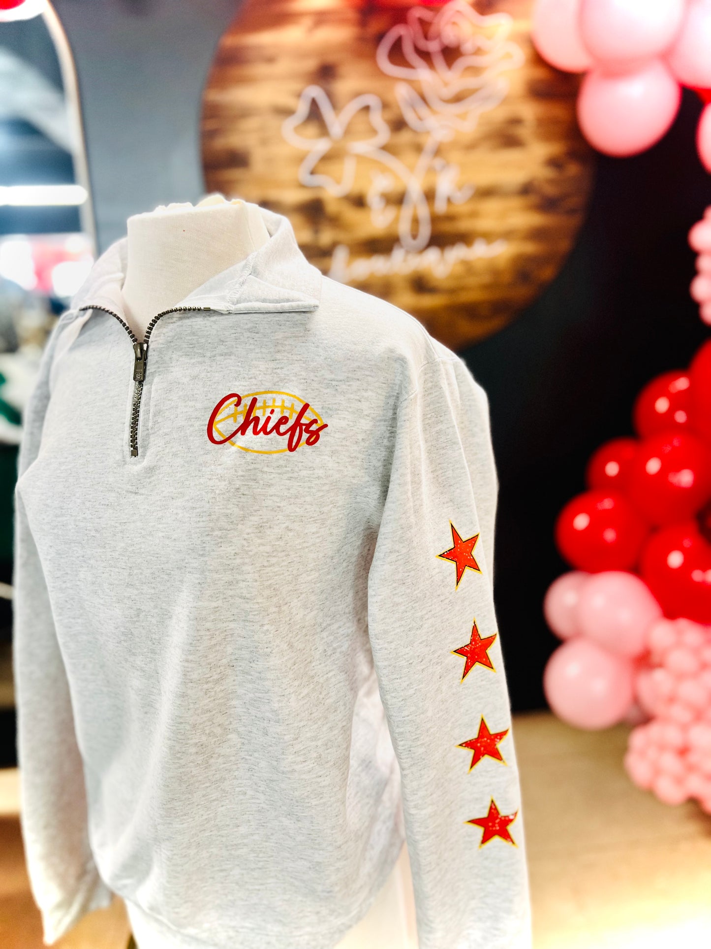 Chiefs 1/4 zip pullover