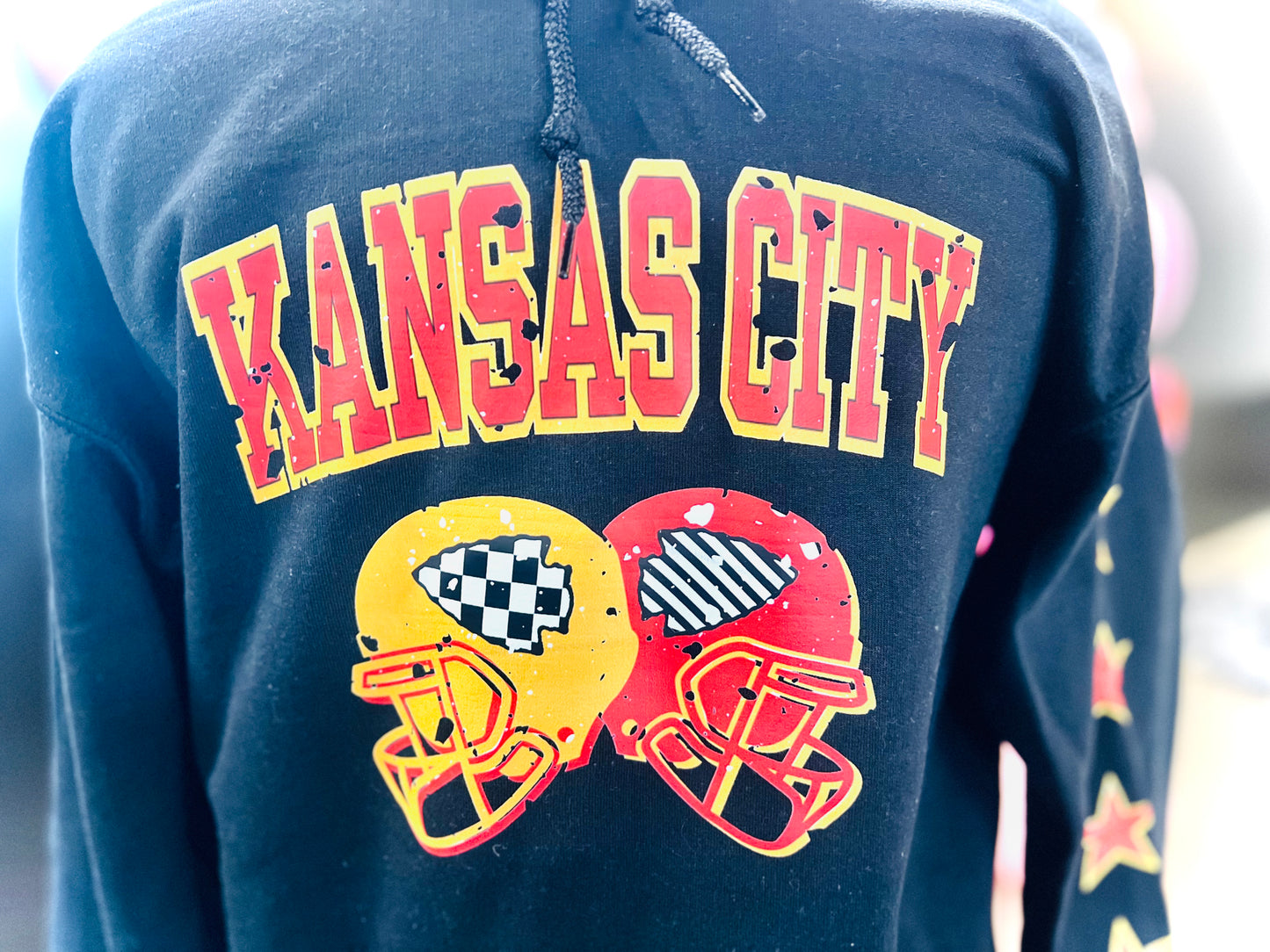 KC Football Helmets hoodie