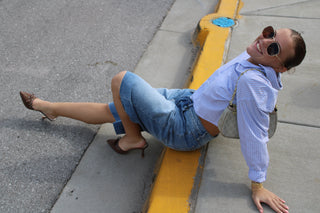 Adrianna Cropped Button Up