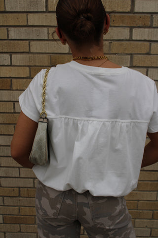 Tilly Bubble Hem Top