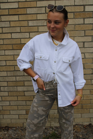 Adrianna Long Sleeve Button Up