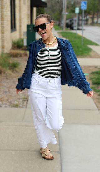 Dear John Audrey White Jeans