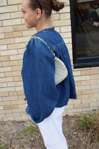 Jenni Bubble Denim Jacket