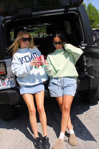 Flyover Mock Neck Sweatshirt