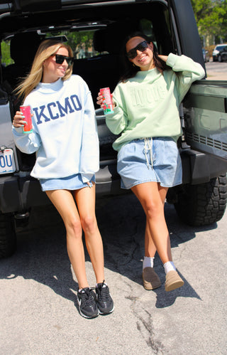 816 Reversible KCMO Mock Neck Sweatshirt