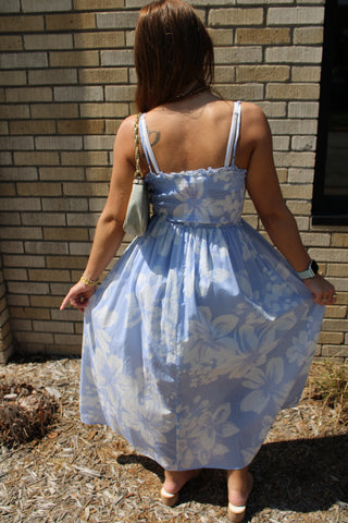 Sweet Escape Smocked Floral Maxi Dress