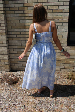 Sweet Escape Smocked Floral Maxi Dress