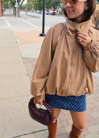 Ken Funnel Neck Bubble Jacket