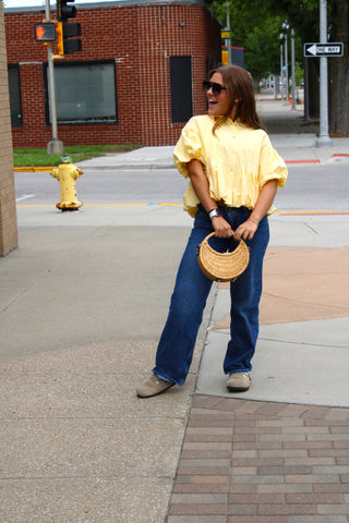 Millie Pleated Bubble Top