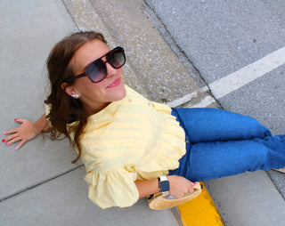 Millie Pleated Bubble Top