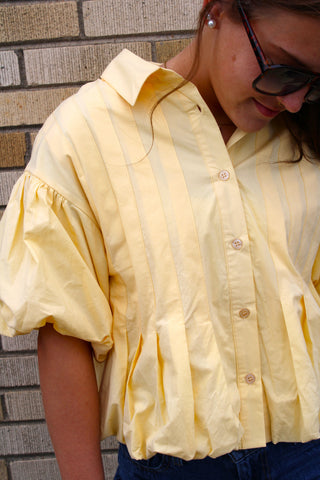 Millie Pleated Bubble Top